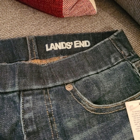 Womens 2P Lands End Skinny Jean Jegging New - Picture 5 of 5